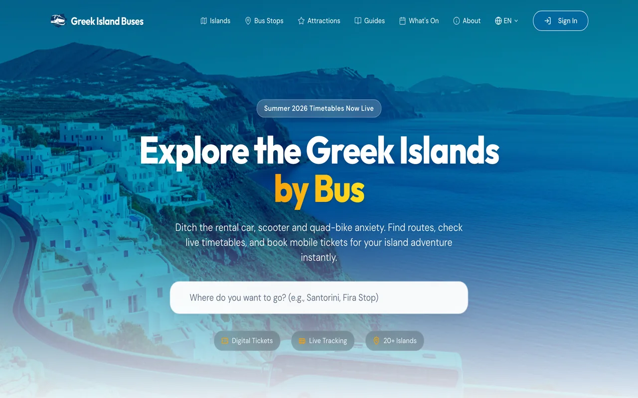 Greek Island Buses